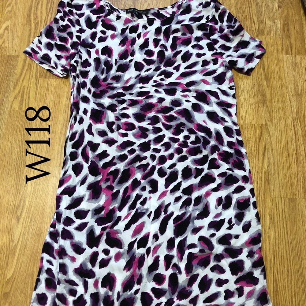 W118 by Walter Baker • Midi Leopard Print Dress • M